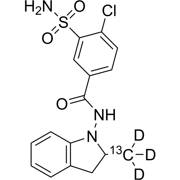 Indapamide-13C,d3 2934053-07-1